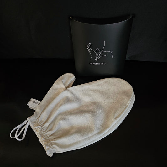 Raw Silk Dry Brusing Gloves