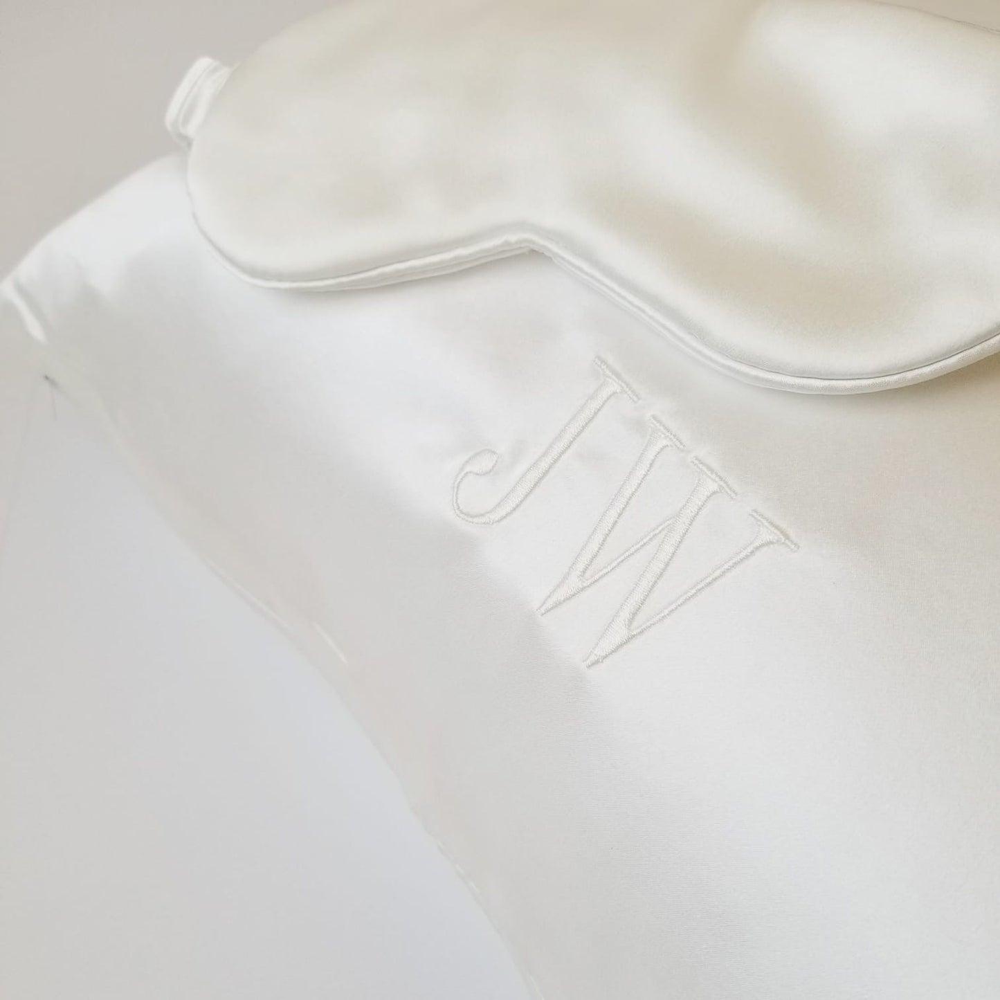 Beauty Sleep Personalized Set (Monogrammed Pillowcase + Eye Mask)