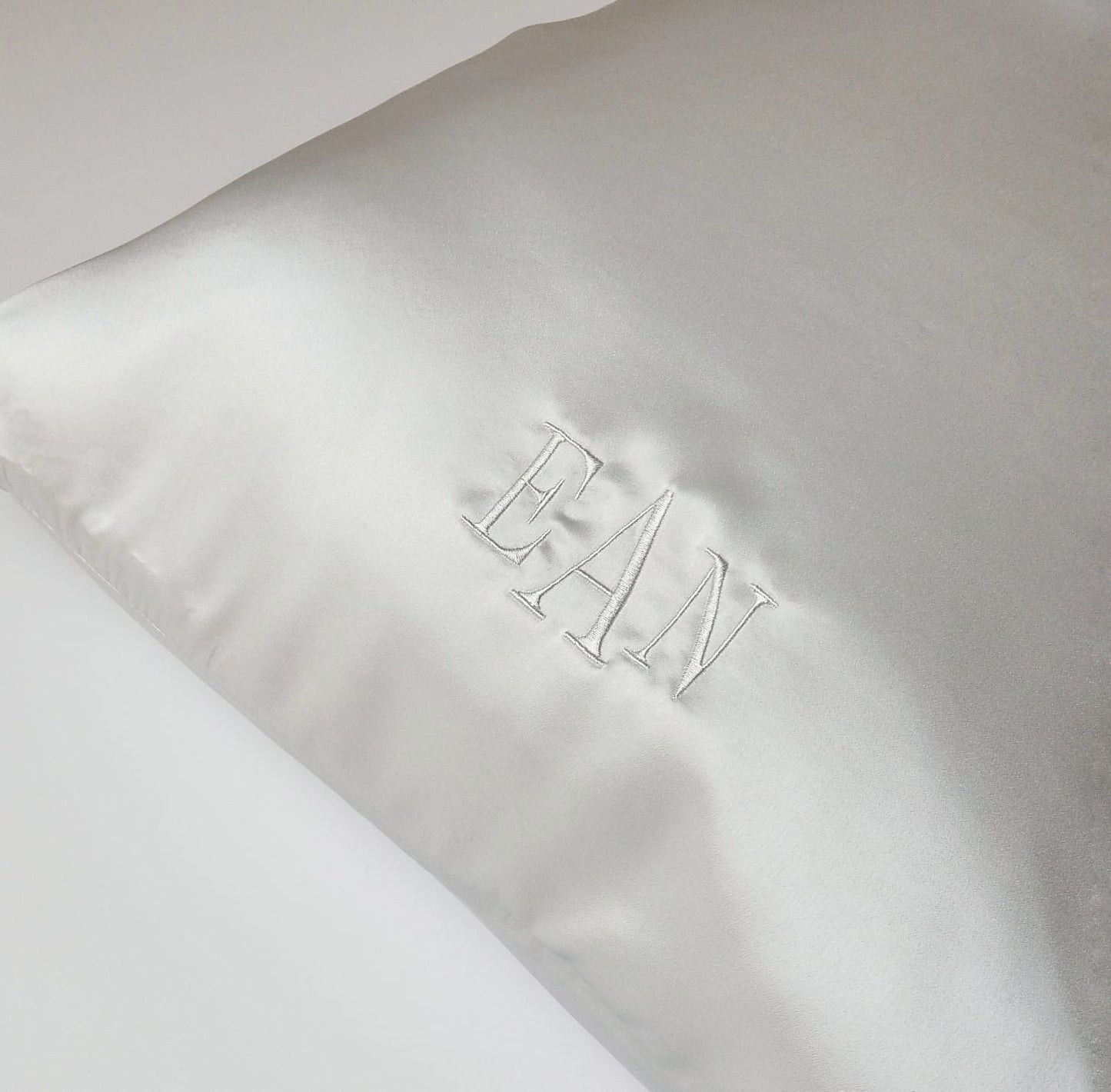 Personalized Monogrammed Queen Silk Pillowcase