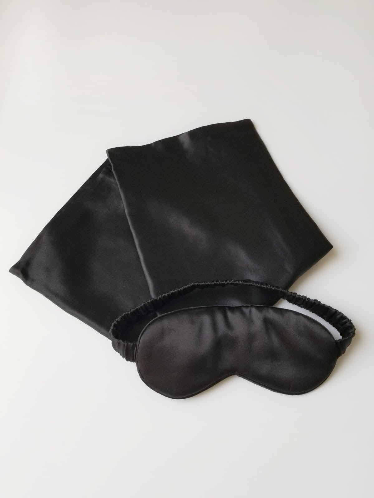 Beauty Sleep Set (Silk Pillowcase + Matching Eye Mask)
