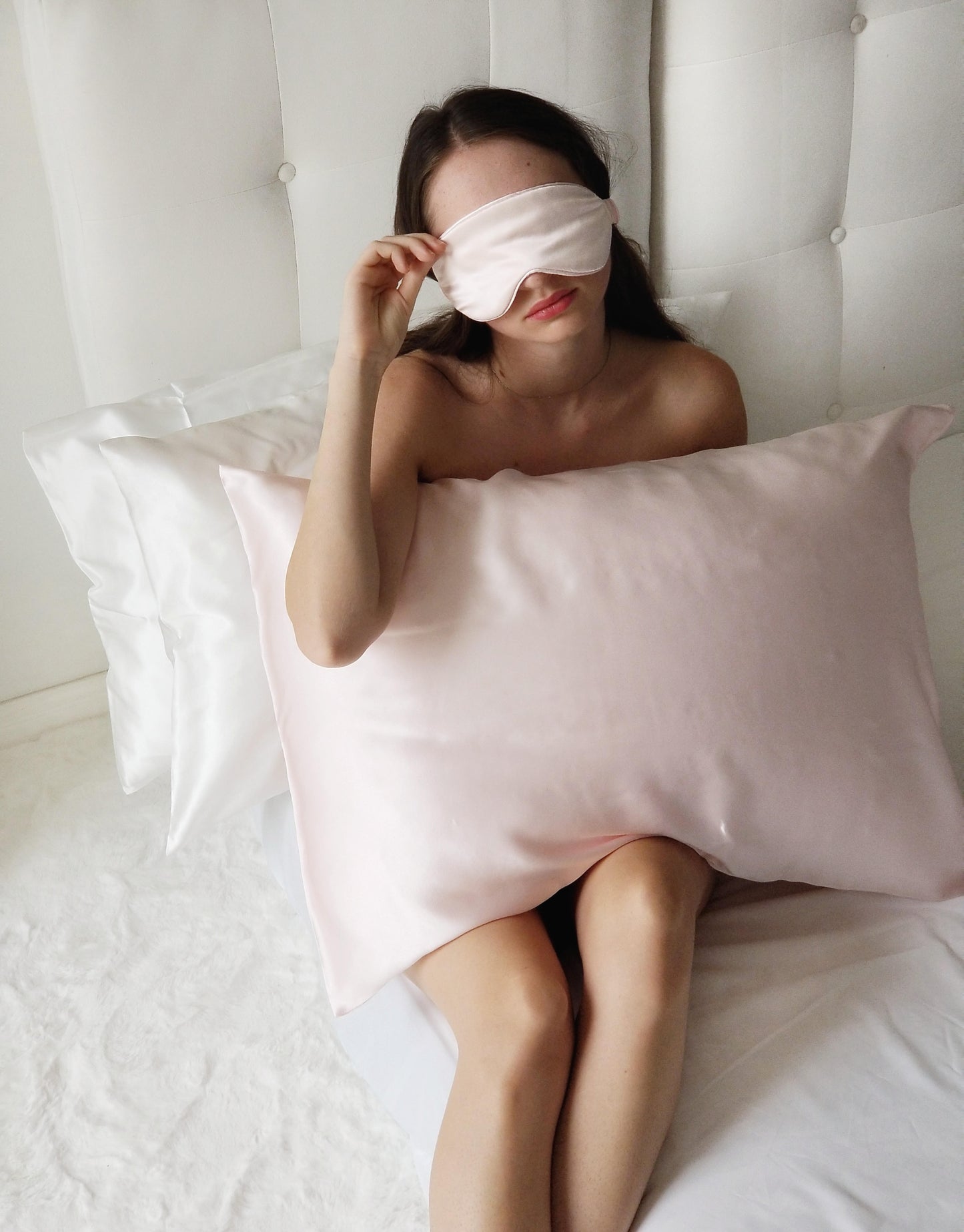 Beauty Sleep Set (Silk Pillowcase + Matching Eye Mask)