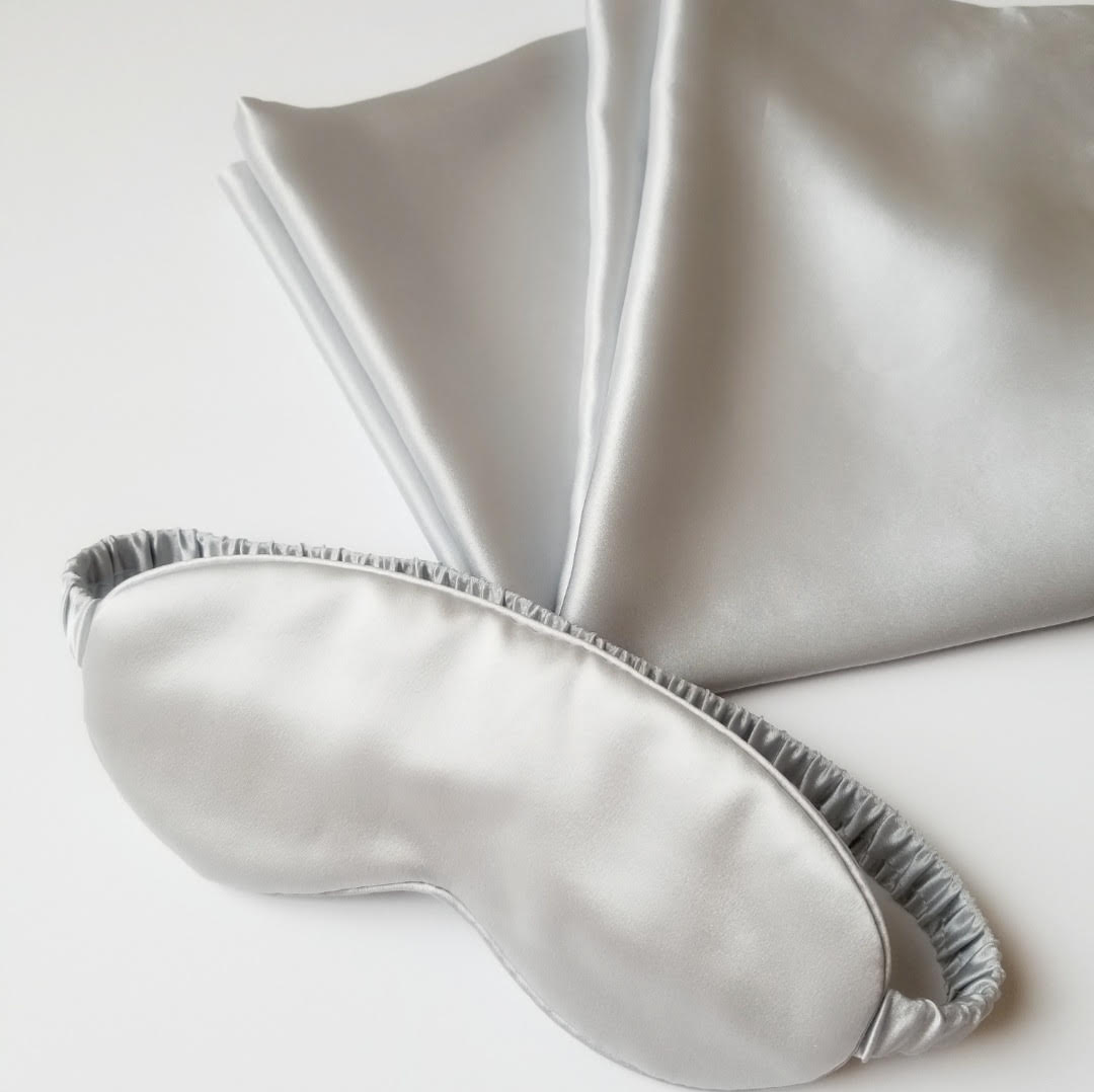 Beauty Sleep Set (Silk Pillowcase + Matching Eye Mask)