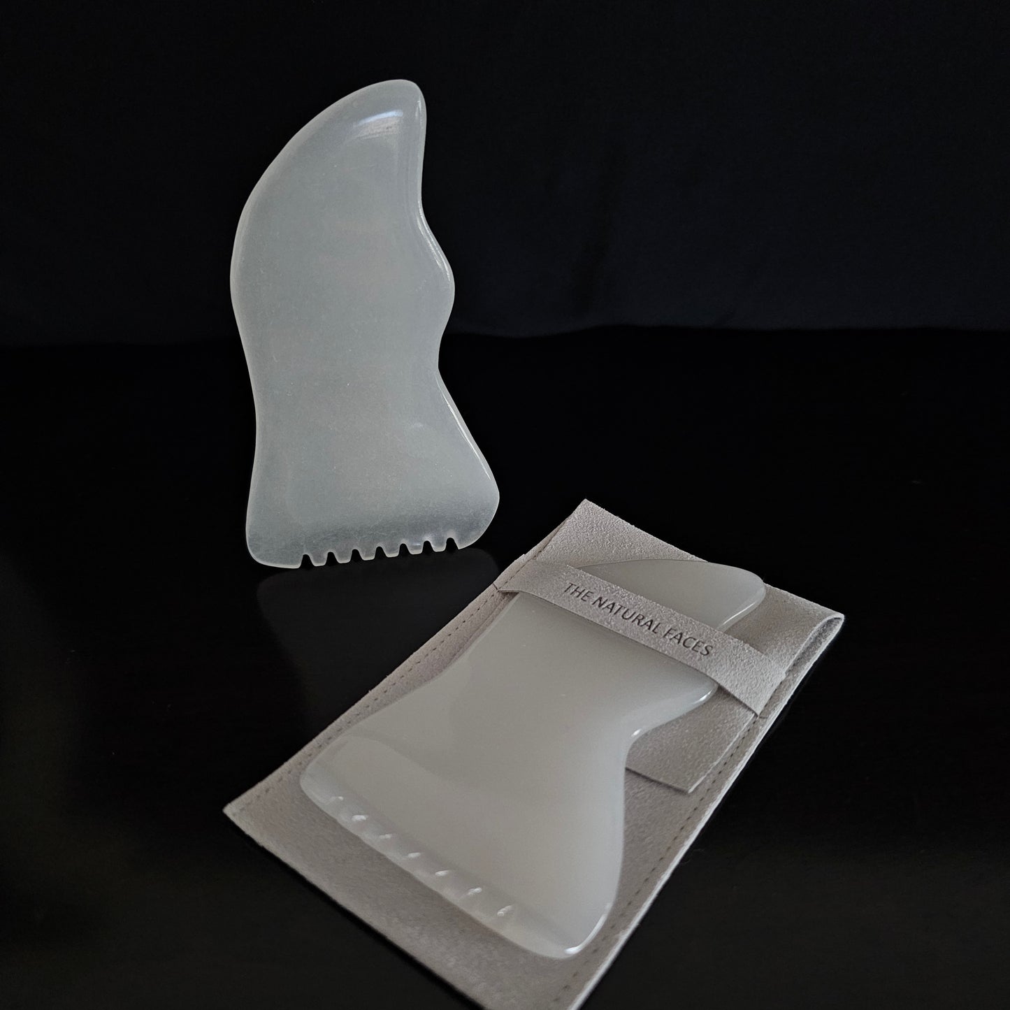 Perfectly Imperfect Moon White Jade Gua Sha SALE