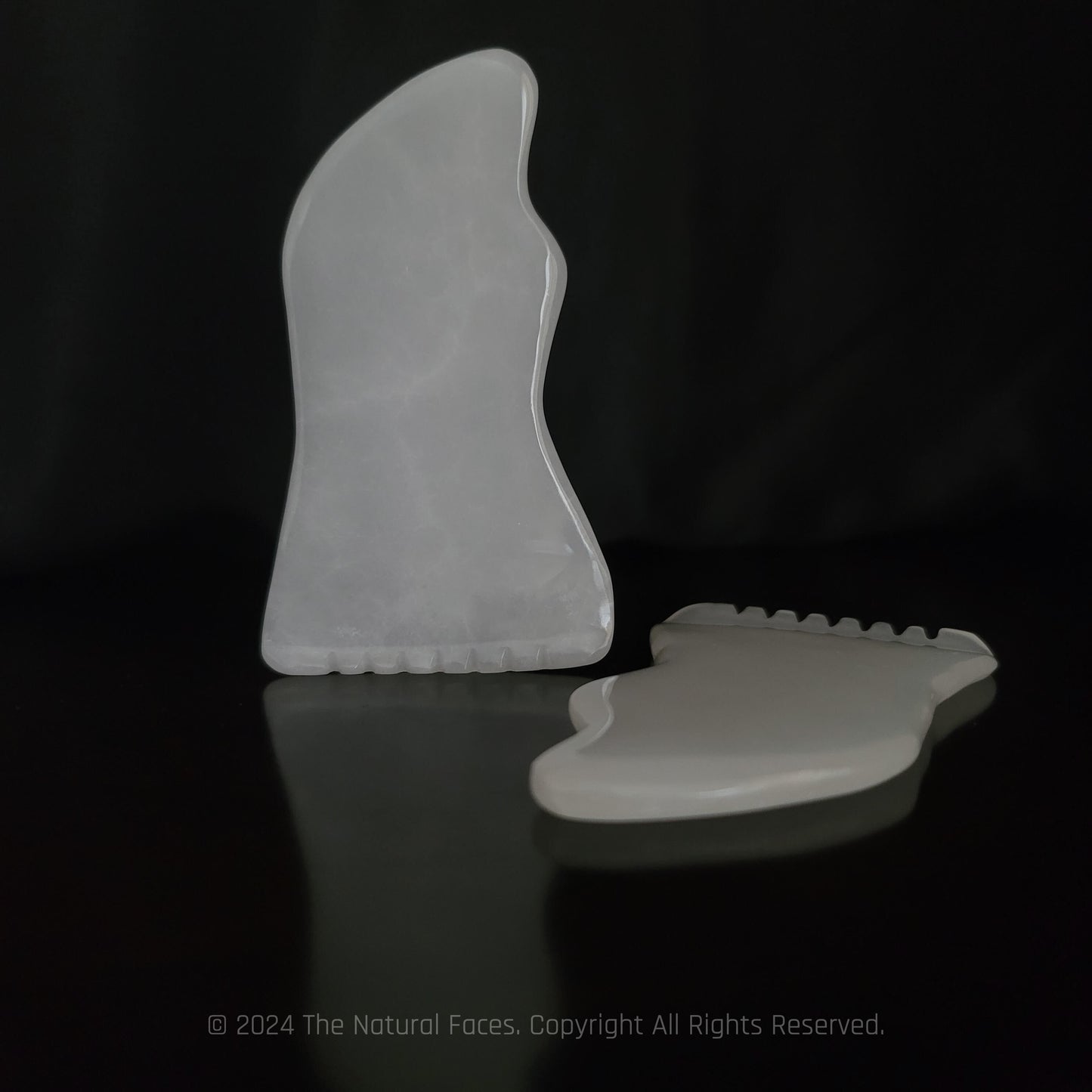 Moon White Jade Gua Sha