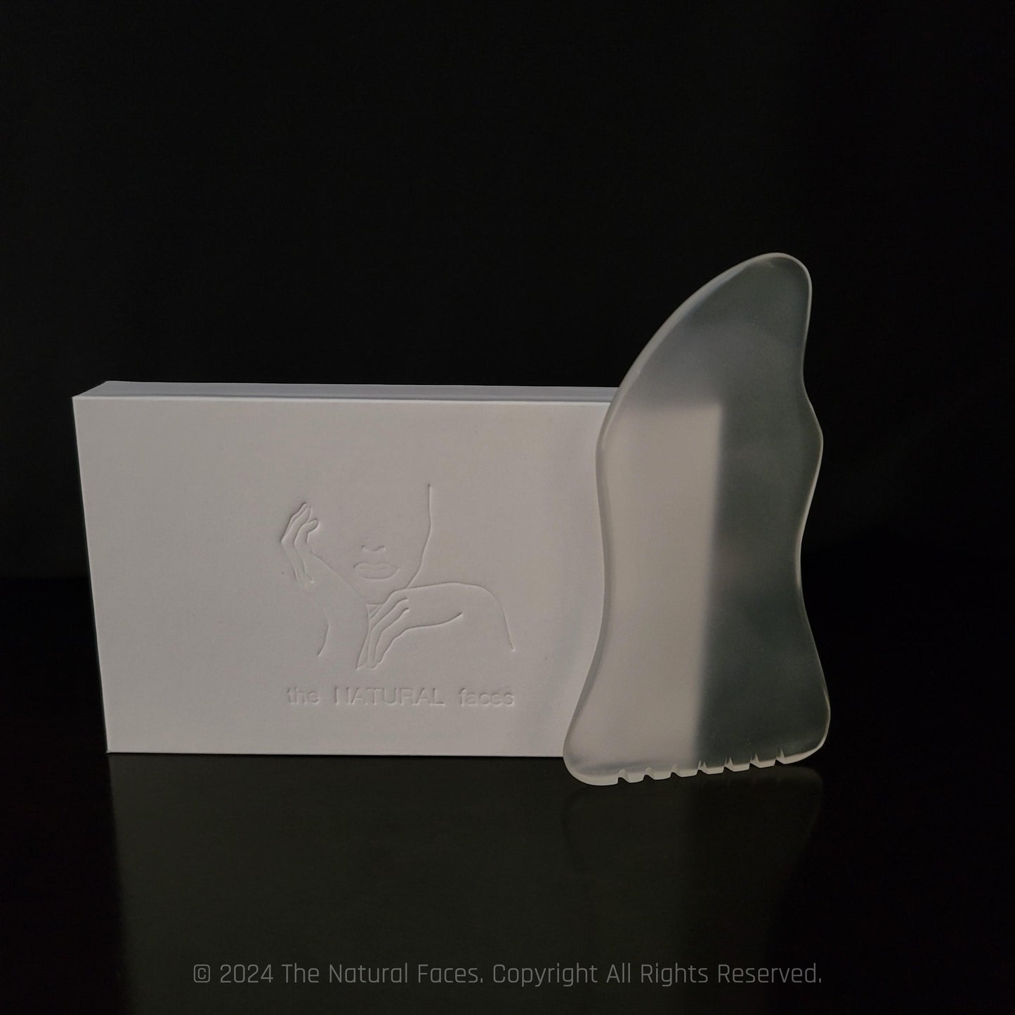 Moon White Jade Gua Sha