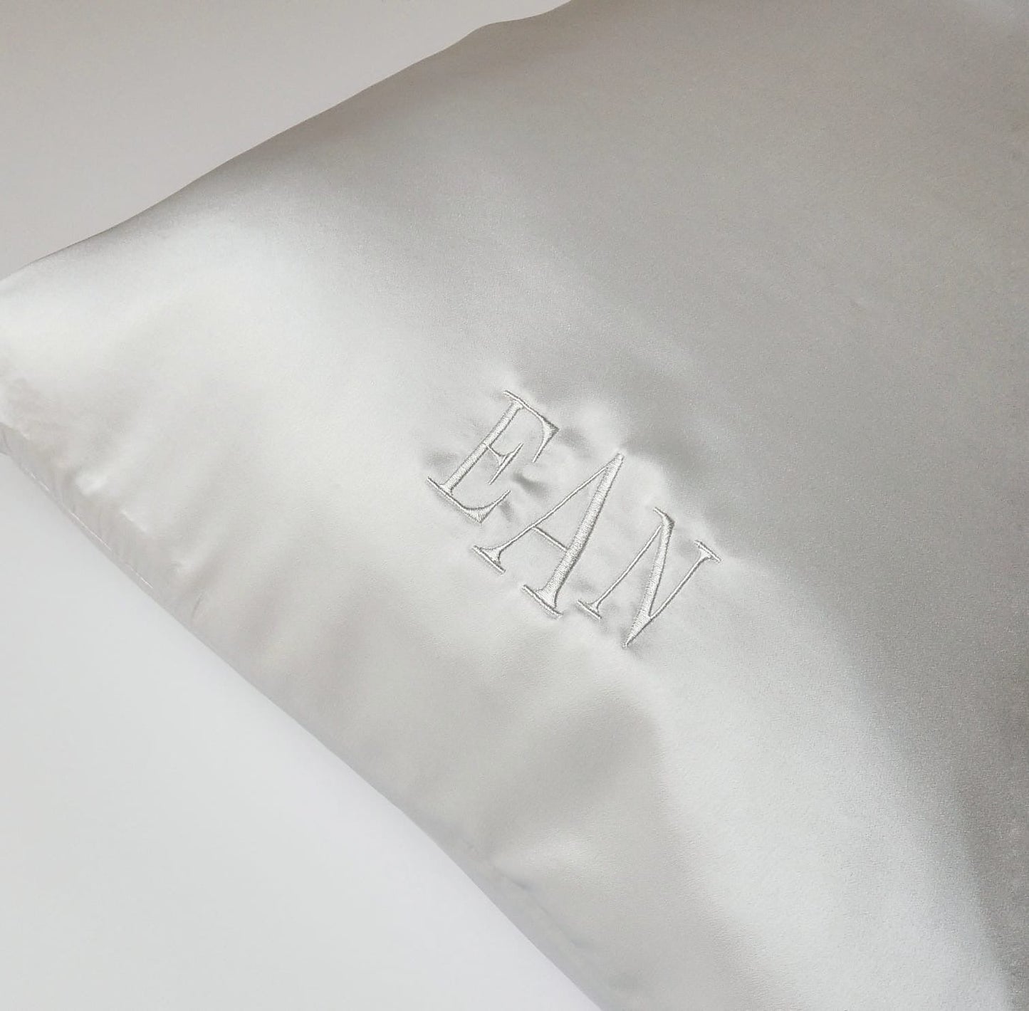 Personalized Monogrammed King Silk Pillowcase